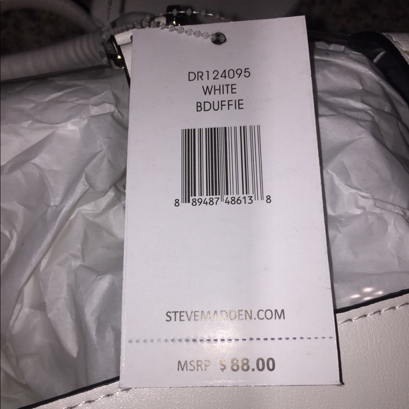 Steve Madden White and Clear Convertible Bag, NWT - Picture 7 of 7